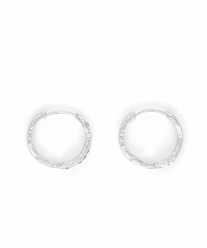 The Faraway Land hoops, 925, 20 diamonds