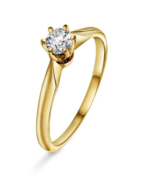 Polaris enstensring, Diamant 0.20ct TWSI