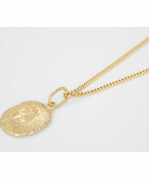 Bjørg Jewellery - Iconic Heart debossed Necklace, 18KYG - Bilde 2
