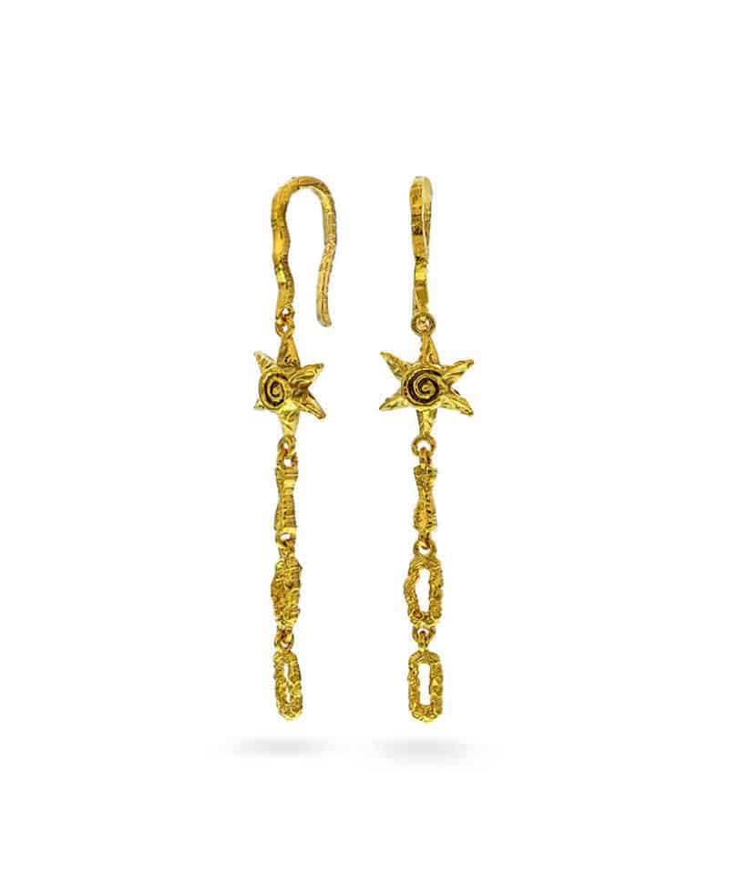 Maze øredobber i sølv