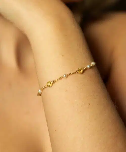 Spectre armbånd i sølv med perler - Bilde 2