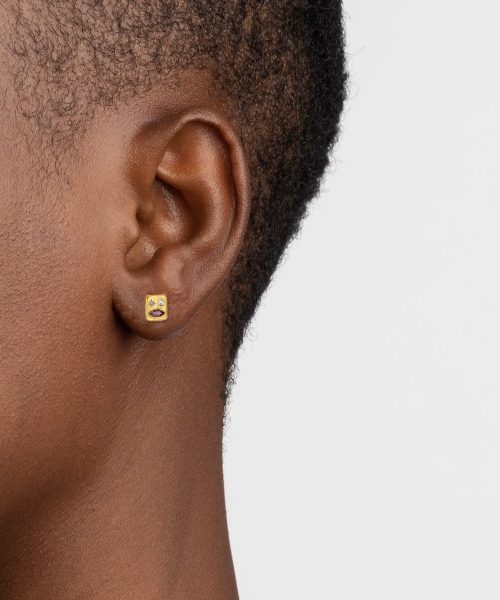 Bjørg Jewellery - The Good Omen Studs Gold - Bilde 3