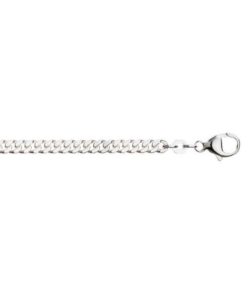 Panser armlenke i sølv 4,3 mm 21,5 cm