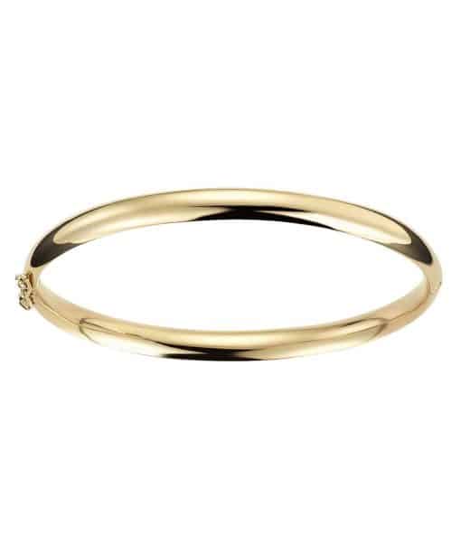 Armring i gull (6.5mm) oval