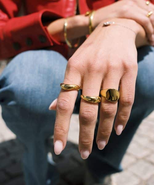 Nova ring i forgylt stål - Bilde 2