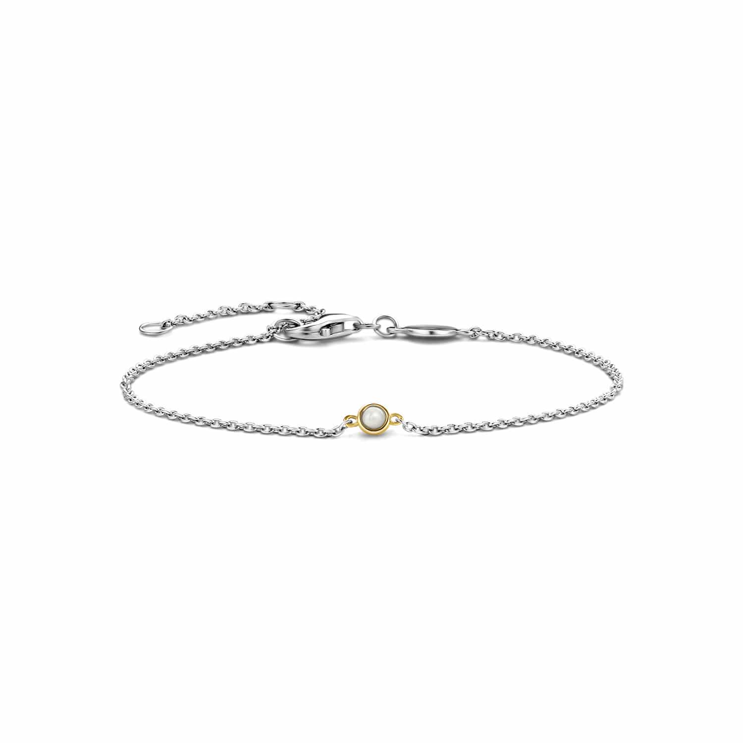Ti Sento - Milano silver bracelet with mother of pearl centerpiece 2980MW