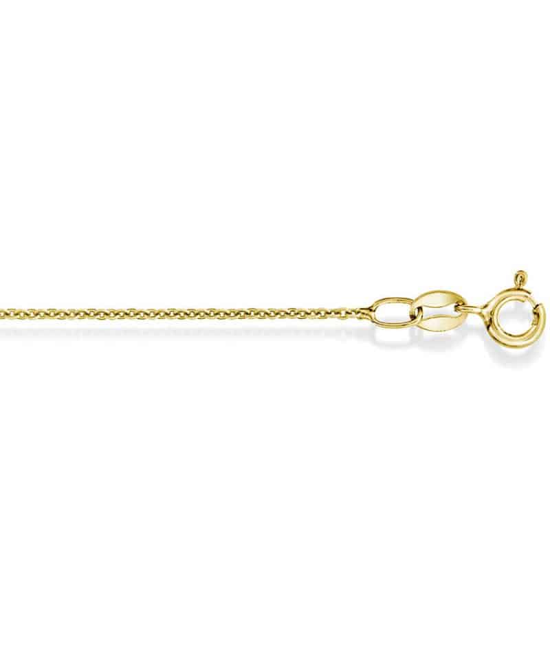 Anker kjede i sølv 1,2 mm 36 cm