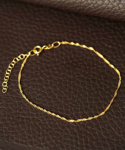 Singapore armbånd i sølv 1,2 mm 19 cm - Bilde 3