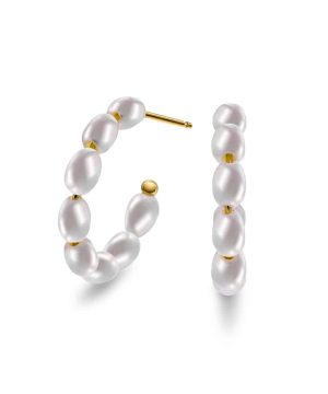 Engledråper øreringer i sølv