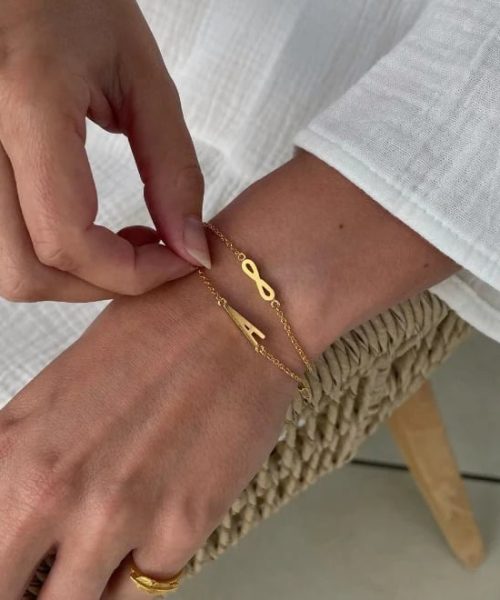 Heiring - Initials Bracelet Goldplated C - Bilde 2