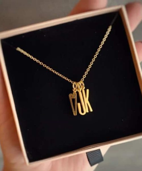 Heiring - Initials Pendant Goldplated C - Bilde 5