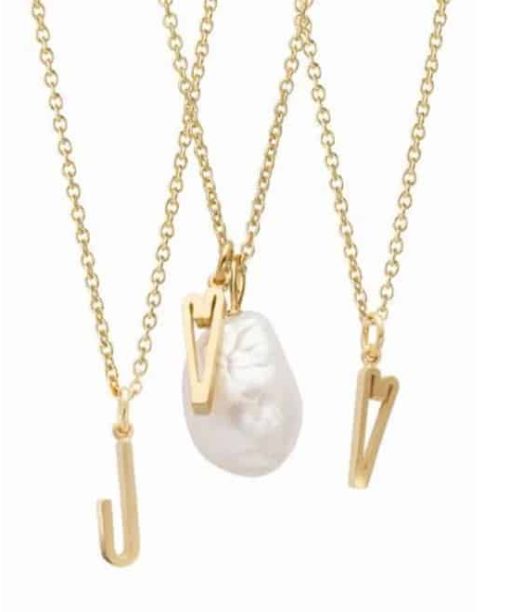 Heiring - Initials Pendant Goldplated T