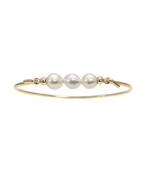 Heiring - Bangle with Baroque Pearl Top