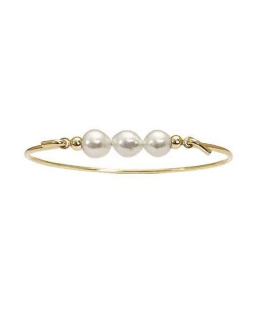 Heiring - Bangle with Baroque Pearl Top