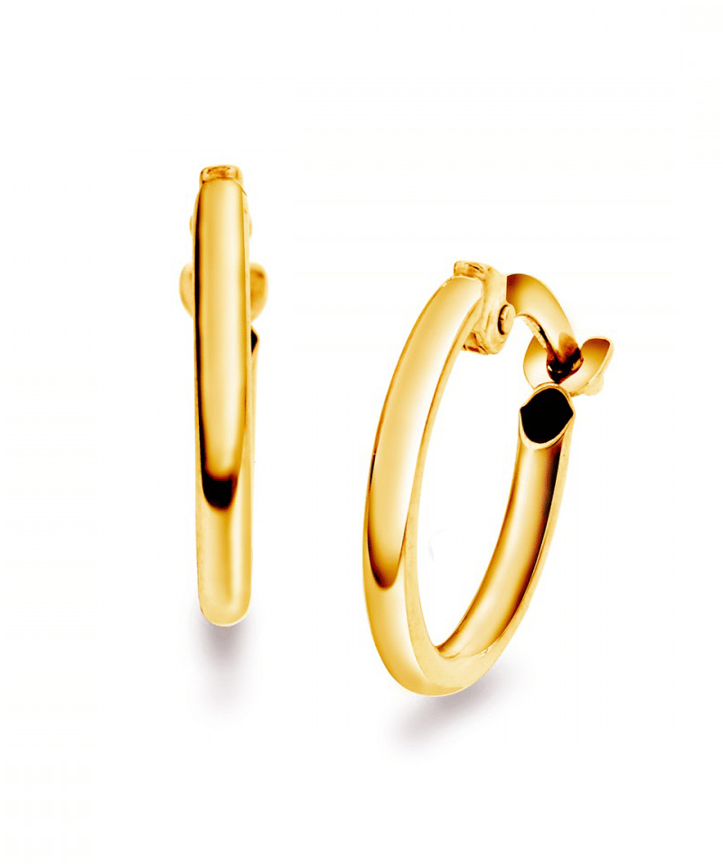 Øredobber Rund tråd 1,5 mm x 10 mm