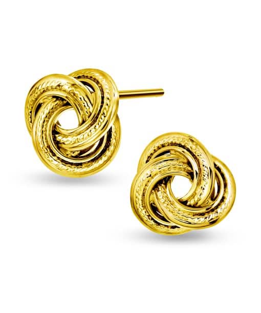 Øredobber i Gult gull, Knute