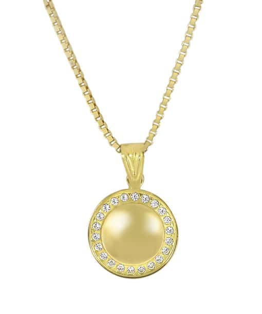 Gullkjede med zirkonia