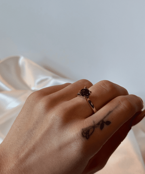 Lene Visholm Ring ametyst 585 - Bilde 2