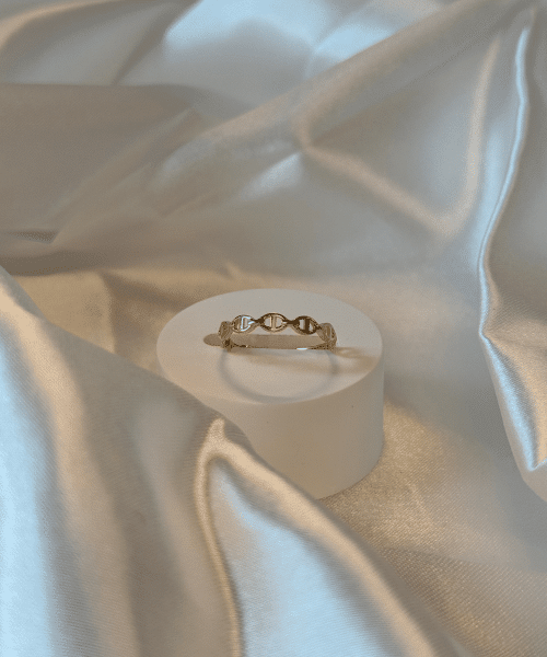 Ring i 14K gult gull - Bilde 2
