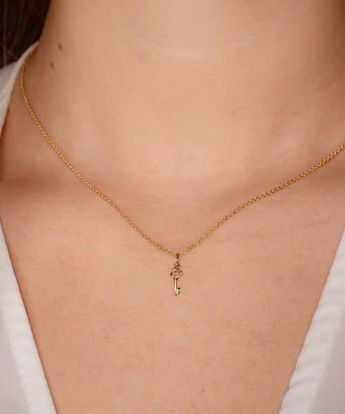 Pan Jewelry - Anheng i gull nøkkel - Bilde 2