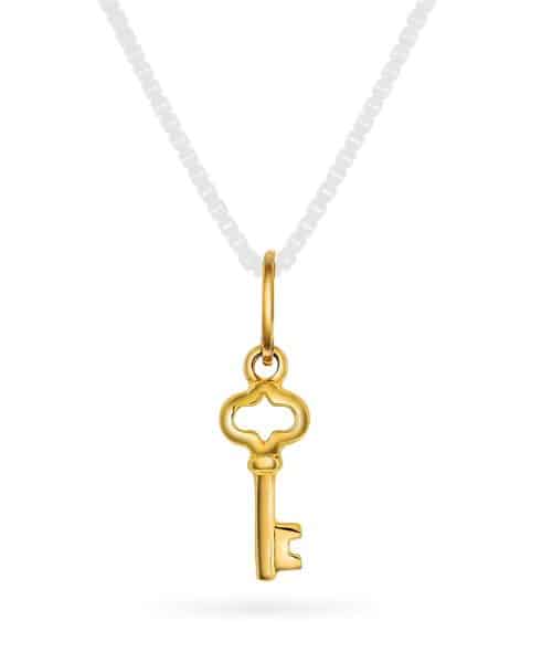 Pan Jewelry - Anheng i gull nøkkel