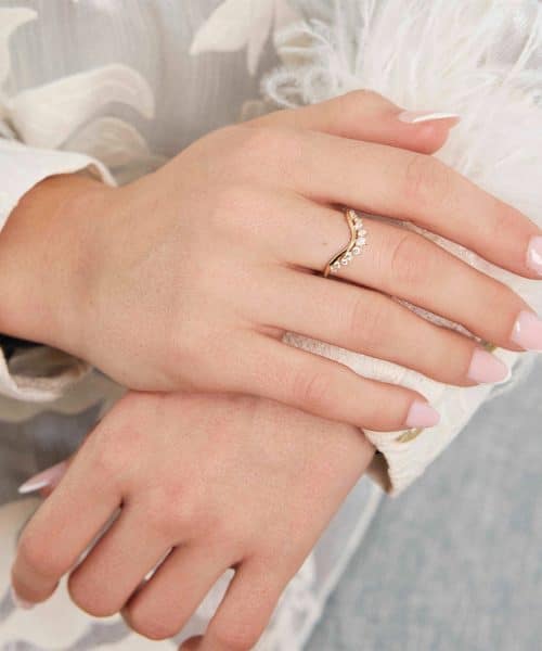 Pan Jewelry - Ring i gull med zirkonia - Bilde 2