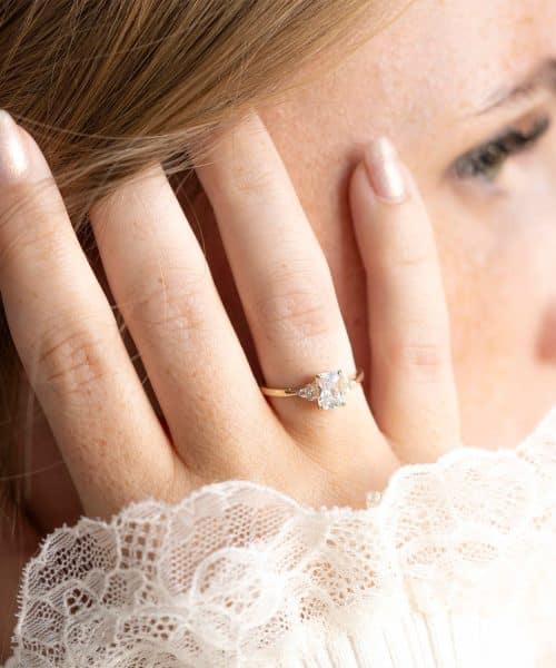Pan Jewelry - Ring i gull med zirkonia - Bilde 2