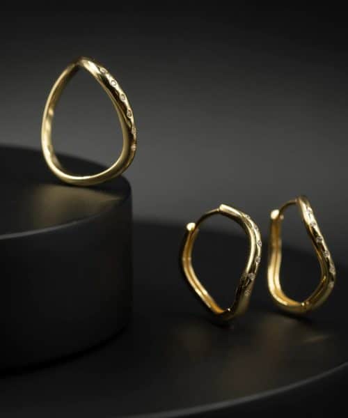 Ring i 925 sølv med hvite steiner - Bilde 3