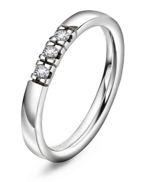 Lady alliansering m/dia 0.15ct tw.si