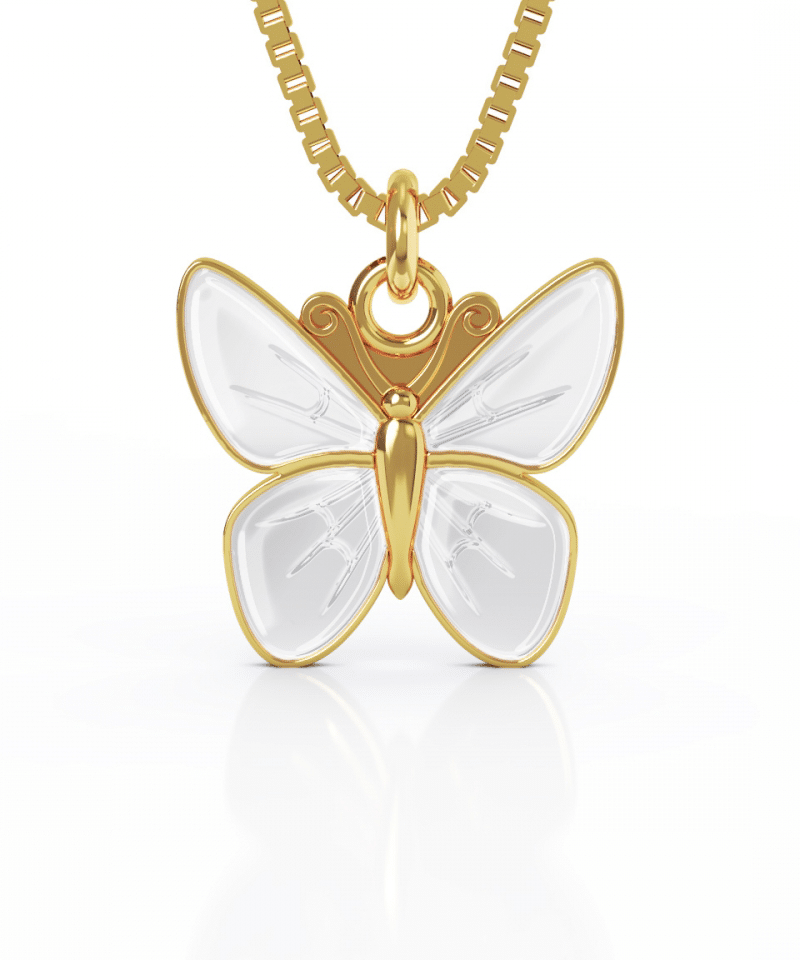 Liv - Anheng Hvit sommerfugl