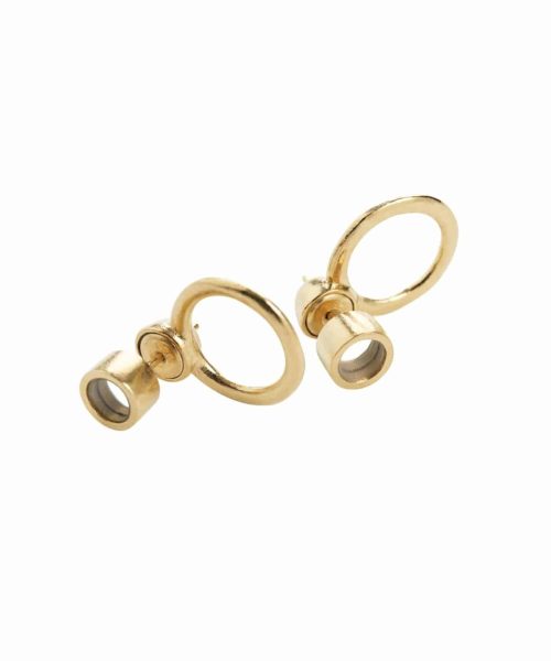 A Thousand Wells, Earstuds, Gold, 925 Silver - Bjørg