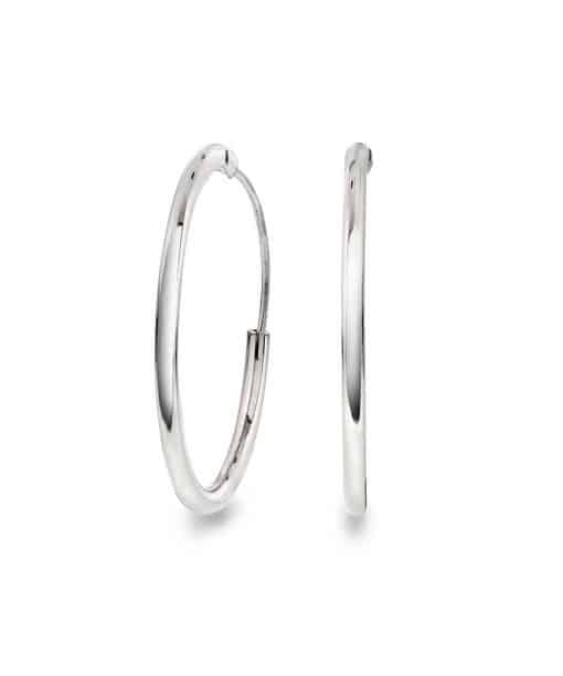 Øreringer i sølv (20mm)