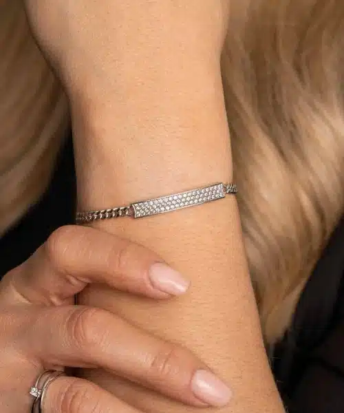 Armbånd i sølv med zirkonia - Bilde 2