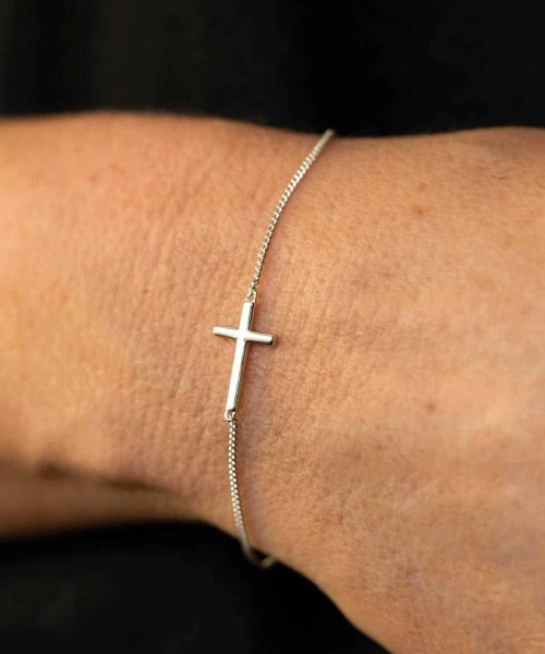 Armbånd i sølv kors - Bilde 2