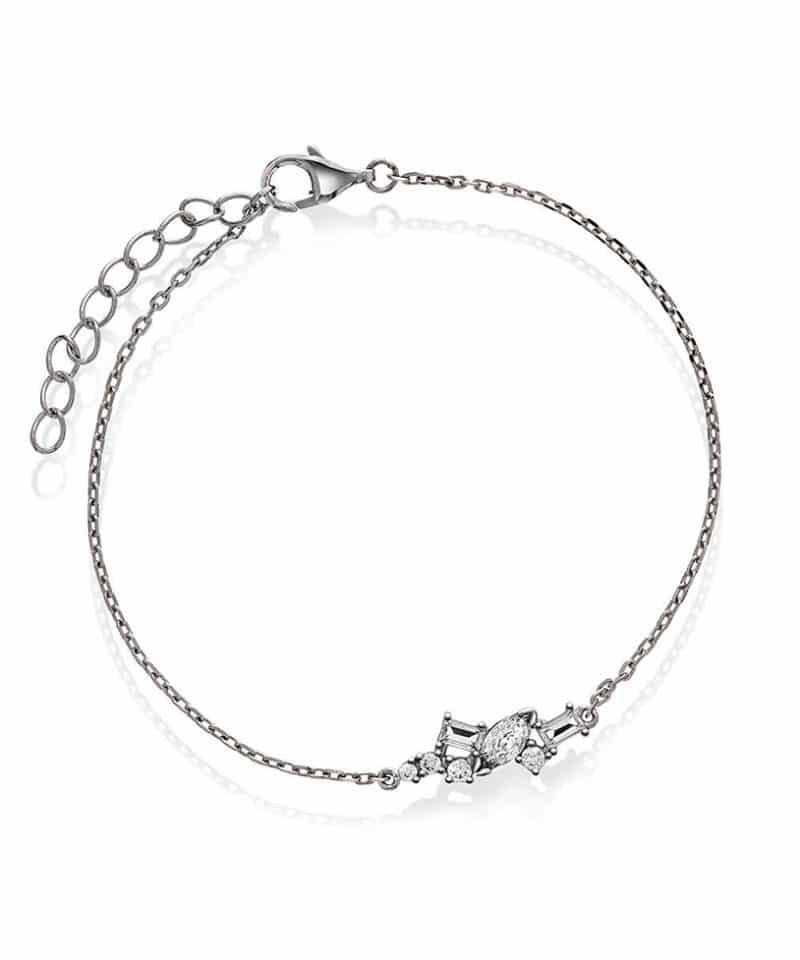 Seoul Shine armbånd i sølv med zirkonia