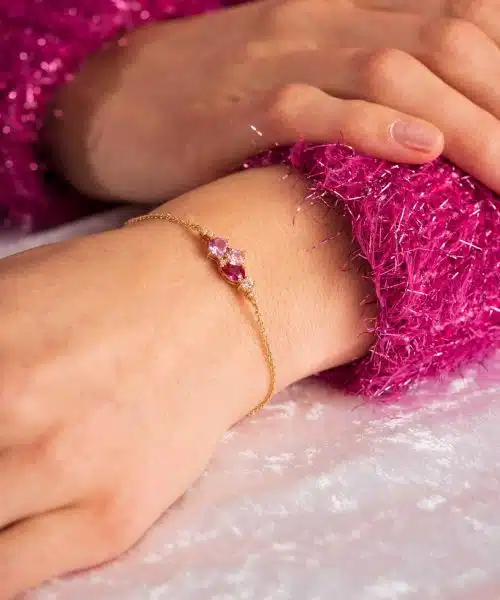 GLAM armbånd med rosa toner - Bilde 2
