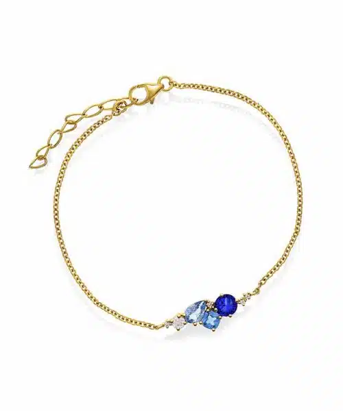 GLAM armbånd med blå toner