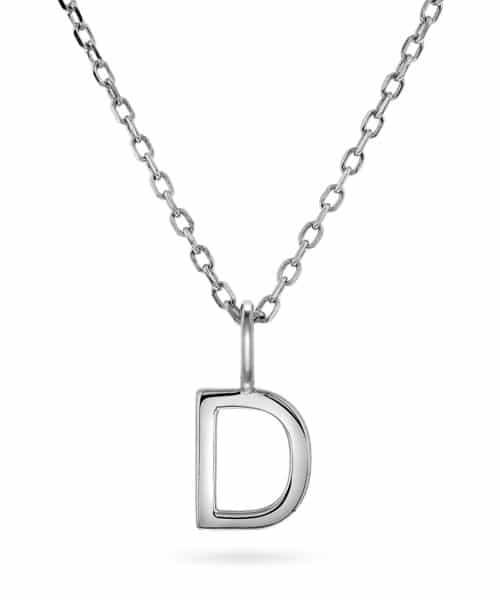 Pan Jewelry - Letters smykke i 925 sølv D