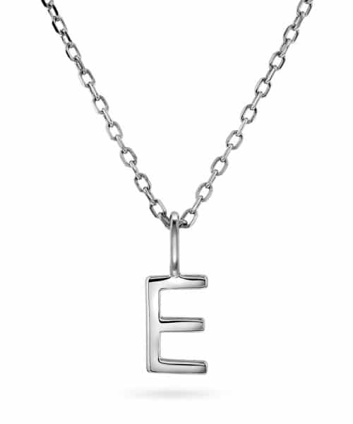 Pan Jewelry - Letters smykke i 925 sølv E