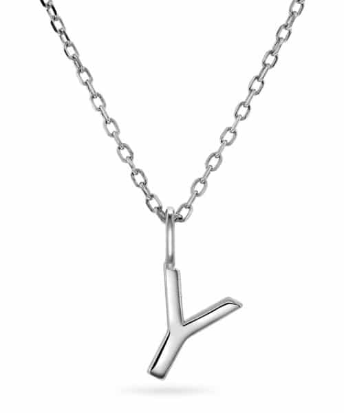 Pan Jewelry - Letters smykke i 925 sølv Y
