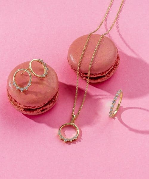 Pan Jewelry - Starlight øredobber i 925 forgylt sølv - Bilde 4