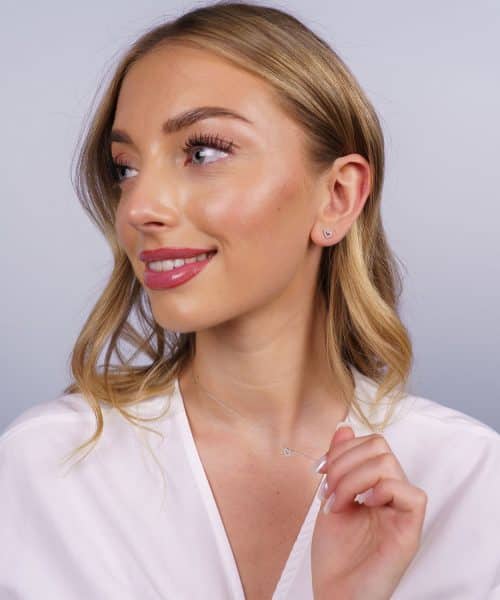 Pan Jewelry - Smykkesett i 925 sølv hjerte - Bilde 2