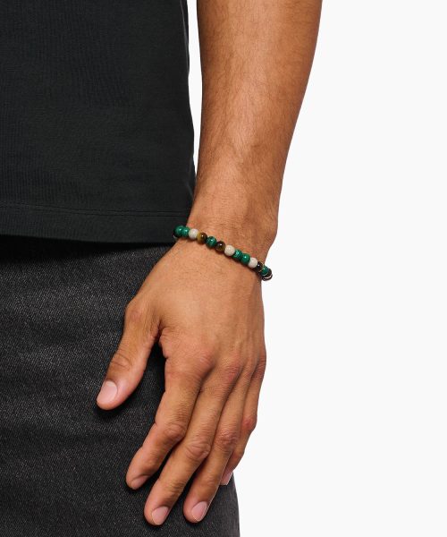 Thomas Sabo Bracelet with earth and green beads 7 mm - Bilde 3