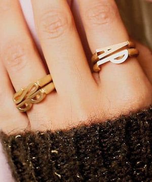 Heiring - Initials ring G