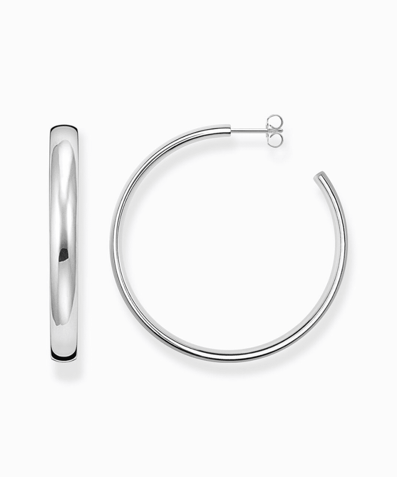 Thomas Sabo Silver big chunky hoop earrings