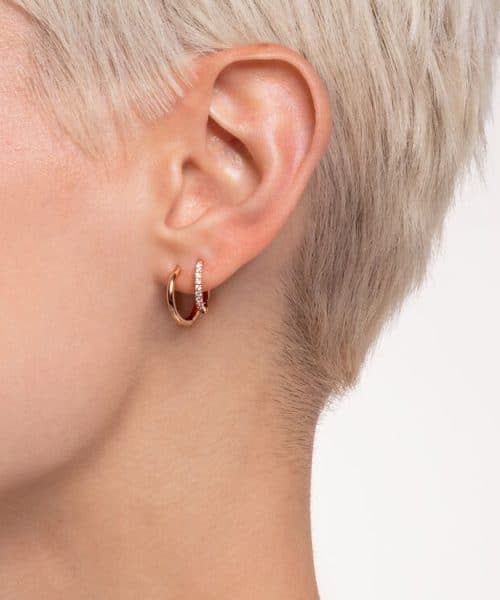 Thomas Sabo Single Hoop Earring Classic Rose Gold - Bilde 3