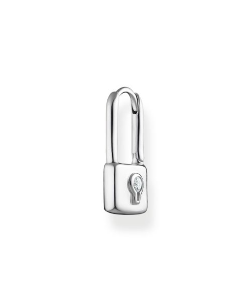 Thomas Sabo Single hoop earring lock silver