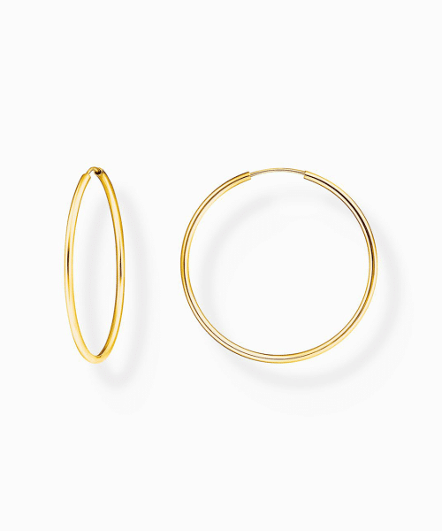 Thomas Sabo Gold-plated medium hoop earrings
