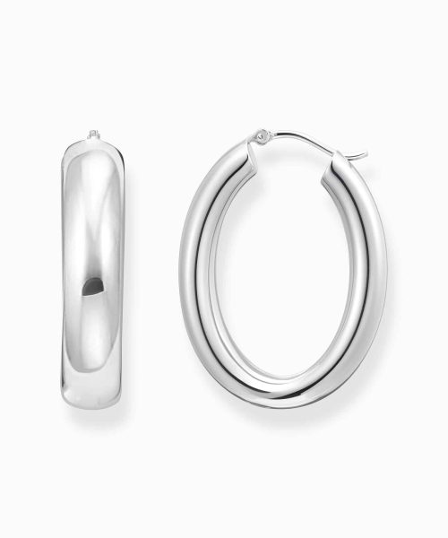 Thomas Sabo Silver big chunky hoop earrings