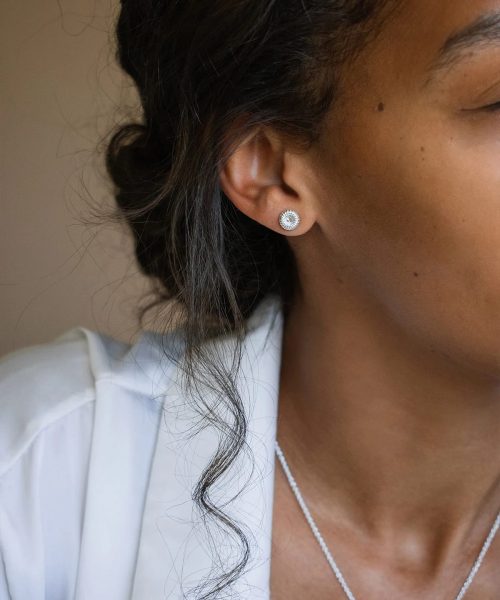 Drakenberg Sjölin Coral Small Studs Silver - Bilde 2
